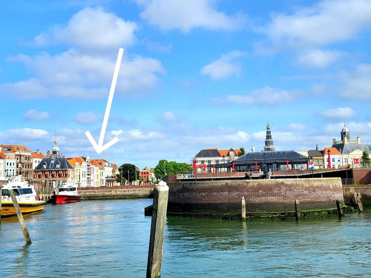 Rijksmonument Havenzicht, Met Zeezicht, Ligging Direct Aan Zee En Centrum Vlissingen Exterior photo